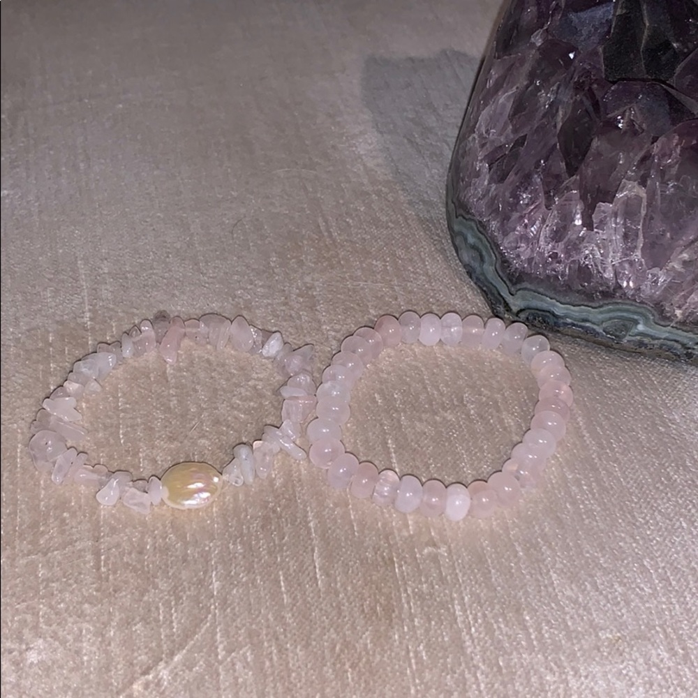 Rose quarts bracelets